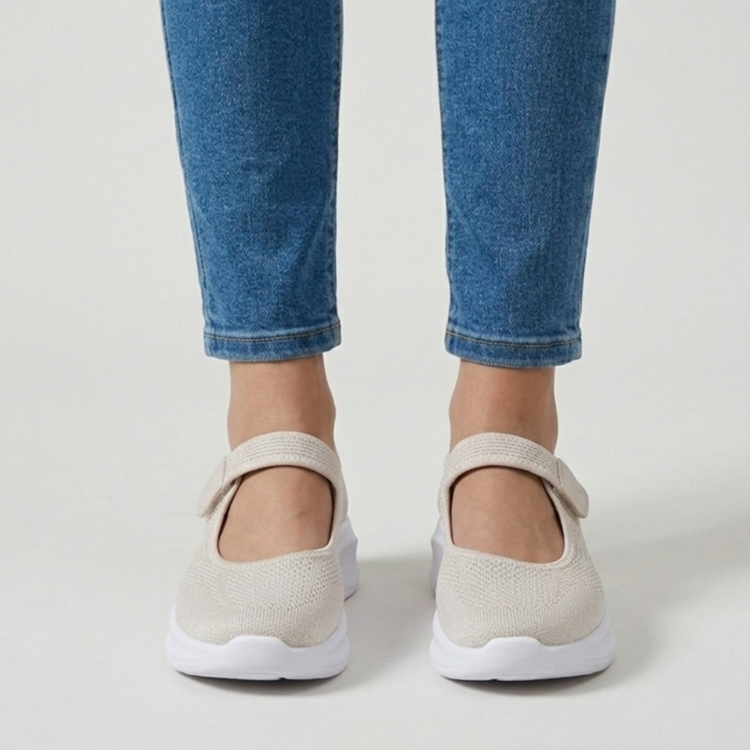 Nicole - Sandalia cómoda para mujer con cierre de velcro