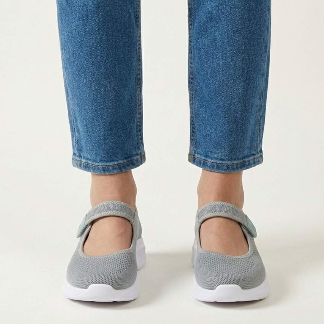 Nicole - Sandalia cómoda para mujer con cierre de velcro