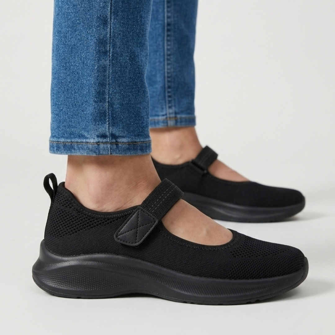 Nicole - Sandalia cómoda para mujer con cierre de velcro
