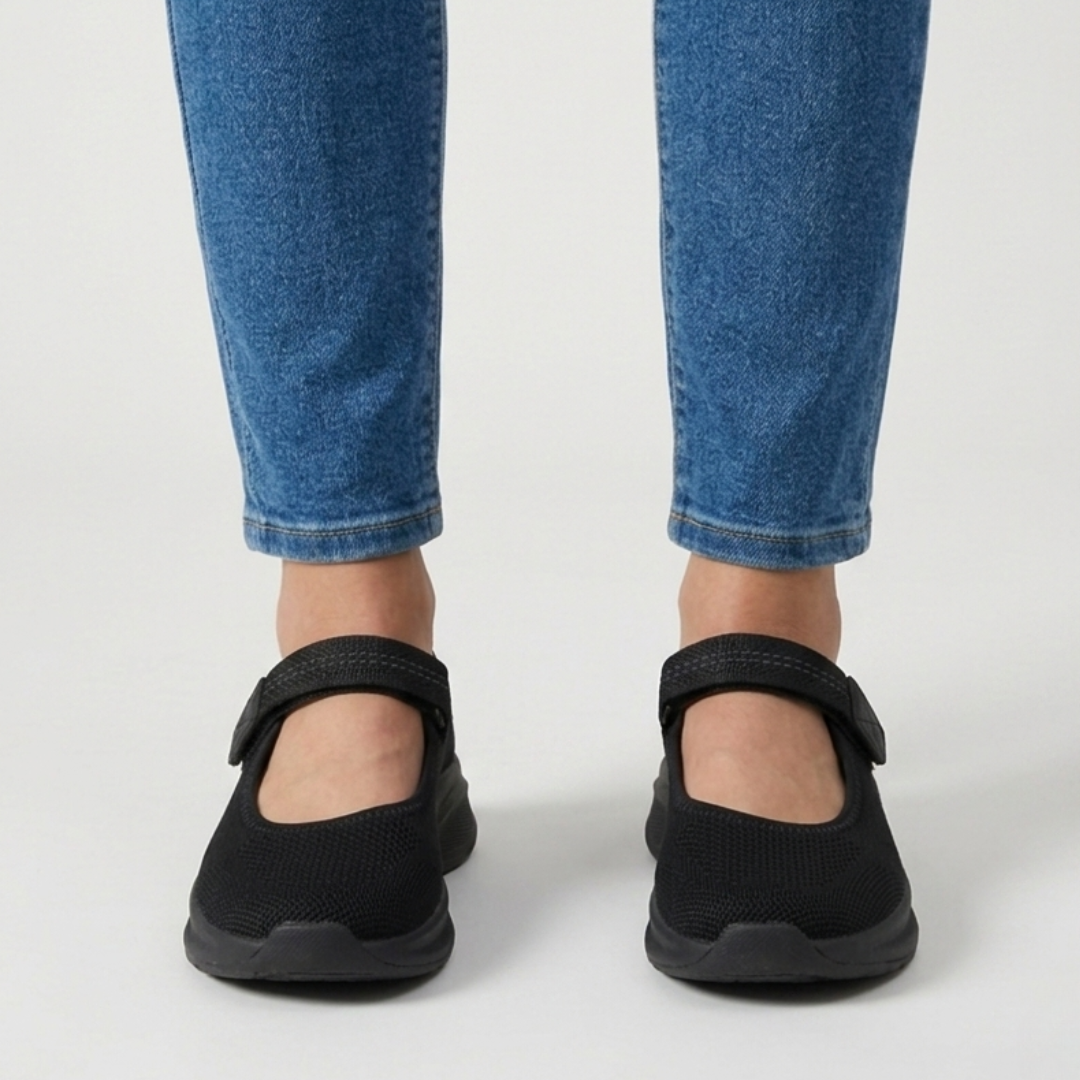 Nicole - Sandalia cómoda para mujer con cierre de velcro