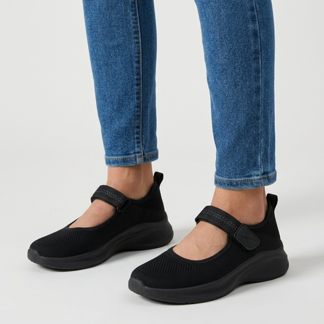 Nicole - Sandalia cómoda para mujer con cierre de velcro