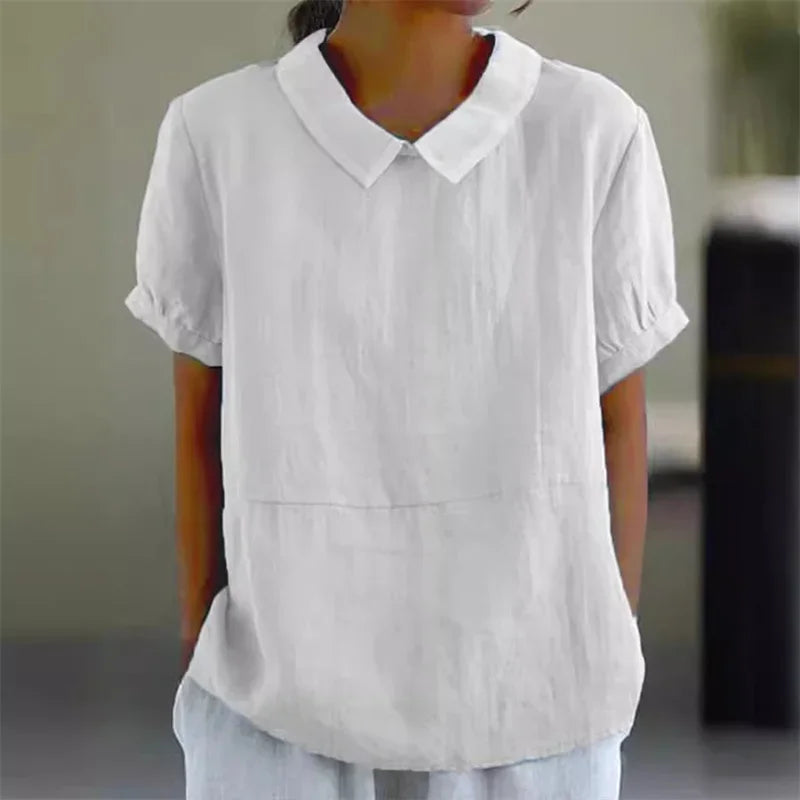 Isabel - Blusa elegante con cuello