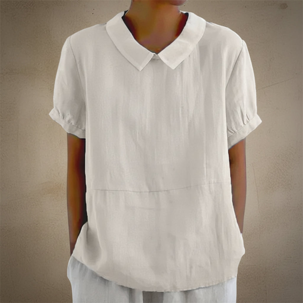 Isabel - Blusa elegante con cuello