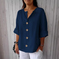 Isa - Blusa con cuello en V