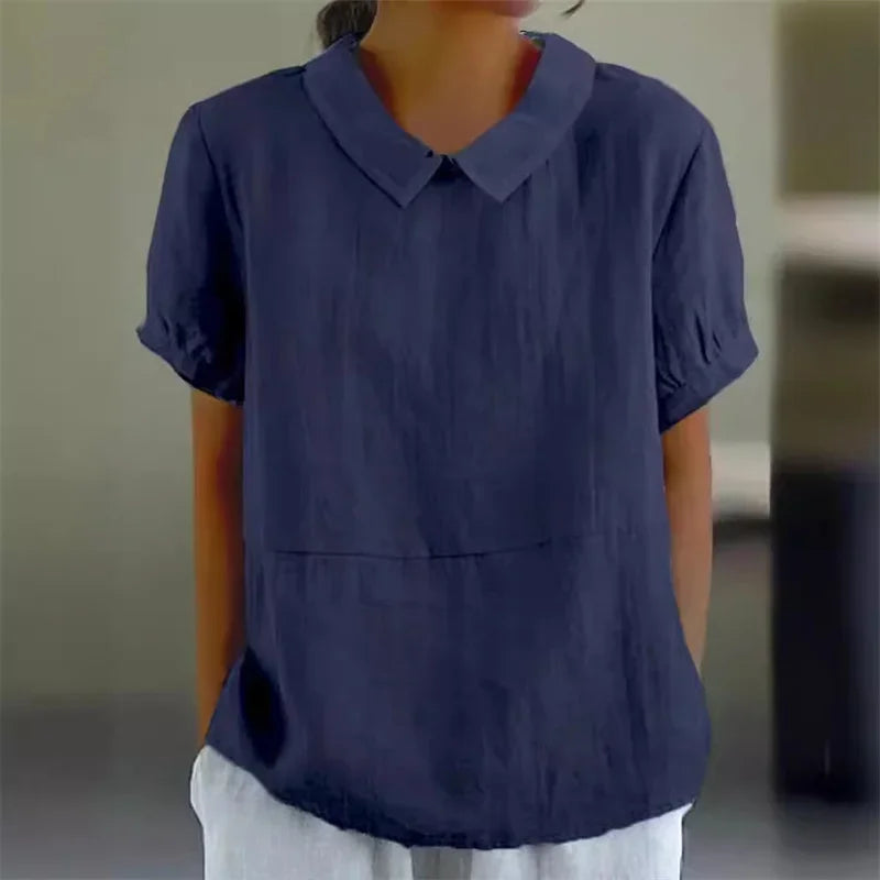 Isabel - Blusa elegante con cuello