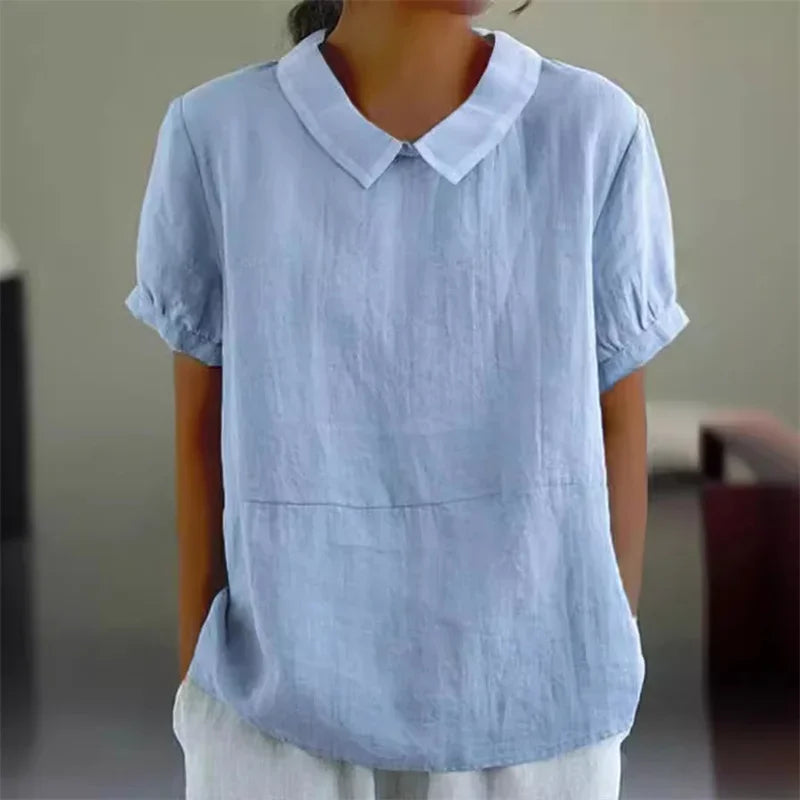 Isabel - Blusa elegante con cuello