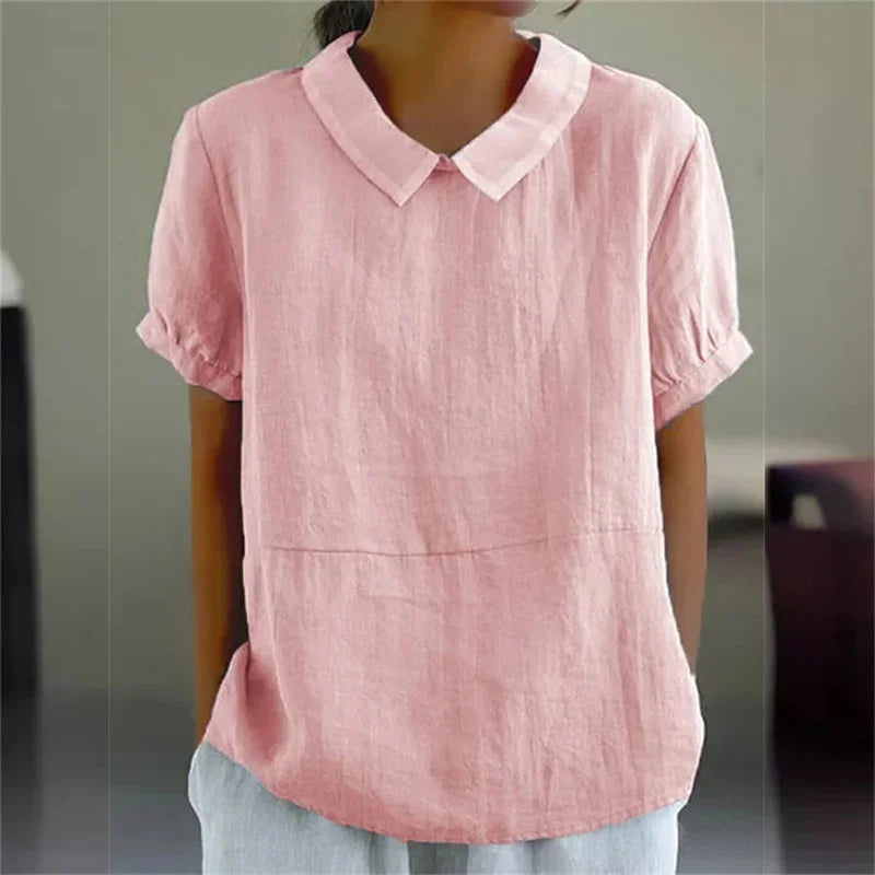 Isabel - Blusa elegante con cuello