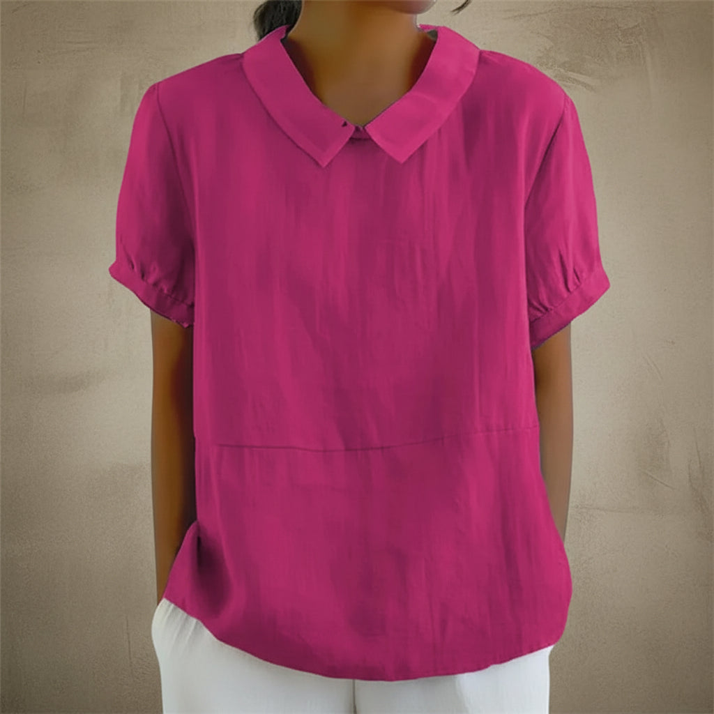 Isabel - Blusa elegante con cuello