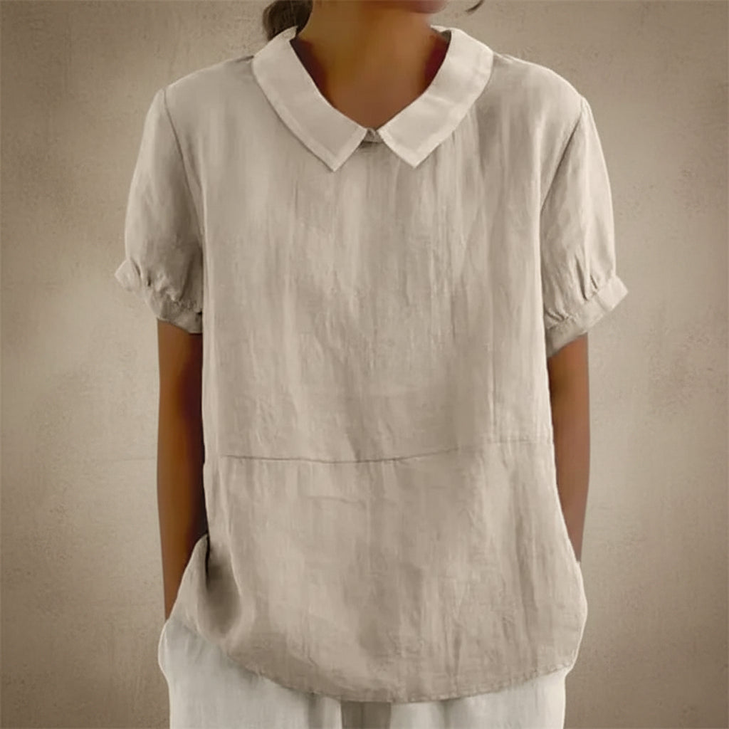 Isabel - Blusa elegante con cuello