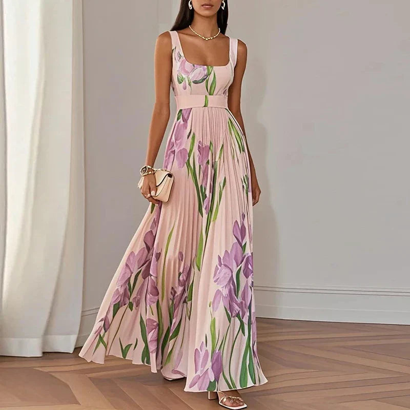 Lola - Vestido largo con estampado floral