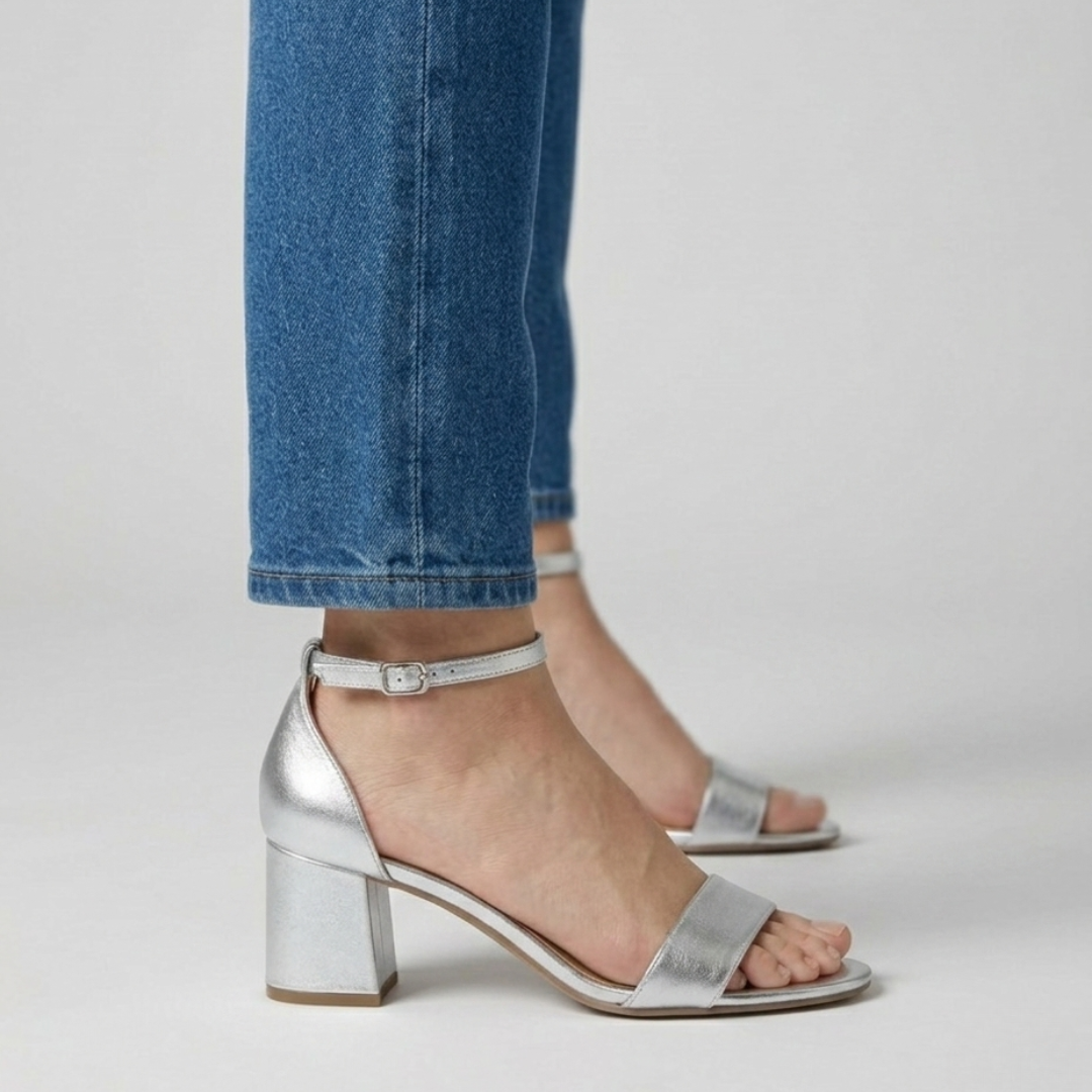 Vanesa - Cómoda sandalia de tacón para mujer
