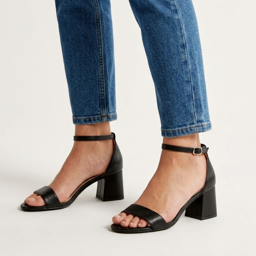 Vanesa - Cómoda sandalia de tacón para mujer