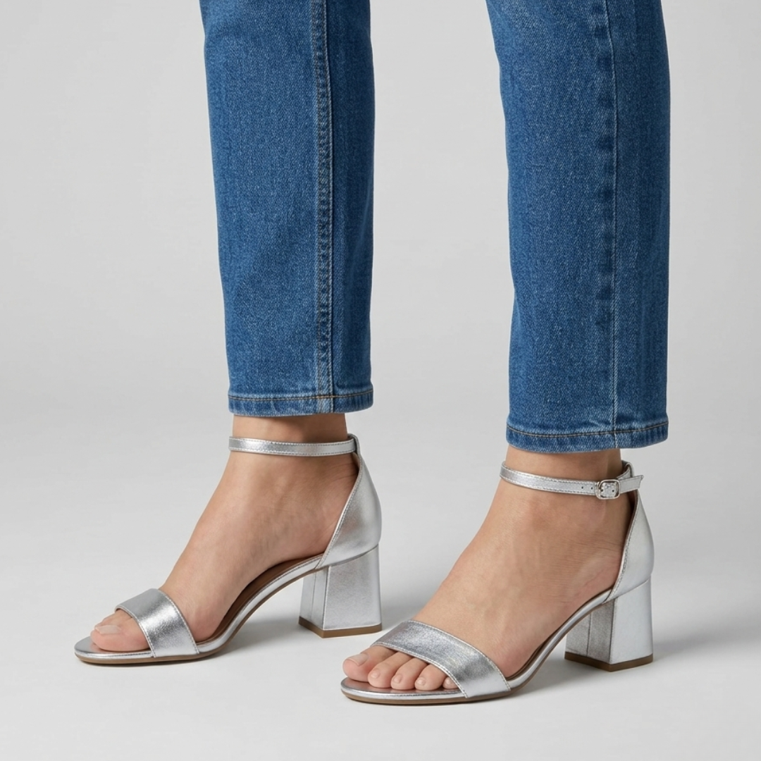 Vanesa - Cómoda sandalia de tacón para mujer