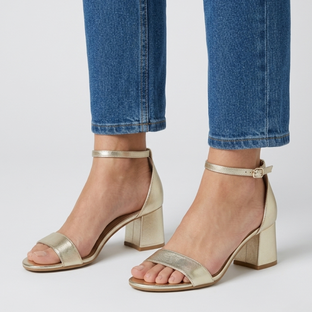 Vanesa - Cómoda sandalia de tacón para mujer