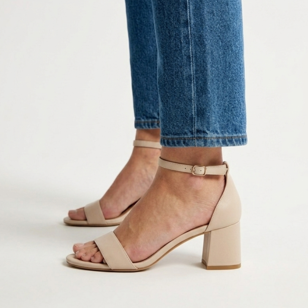 Vanesa - Cómoda sandalia de tacón para mujer