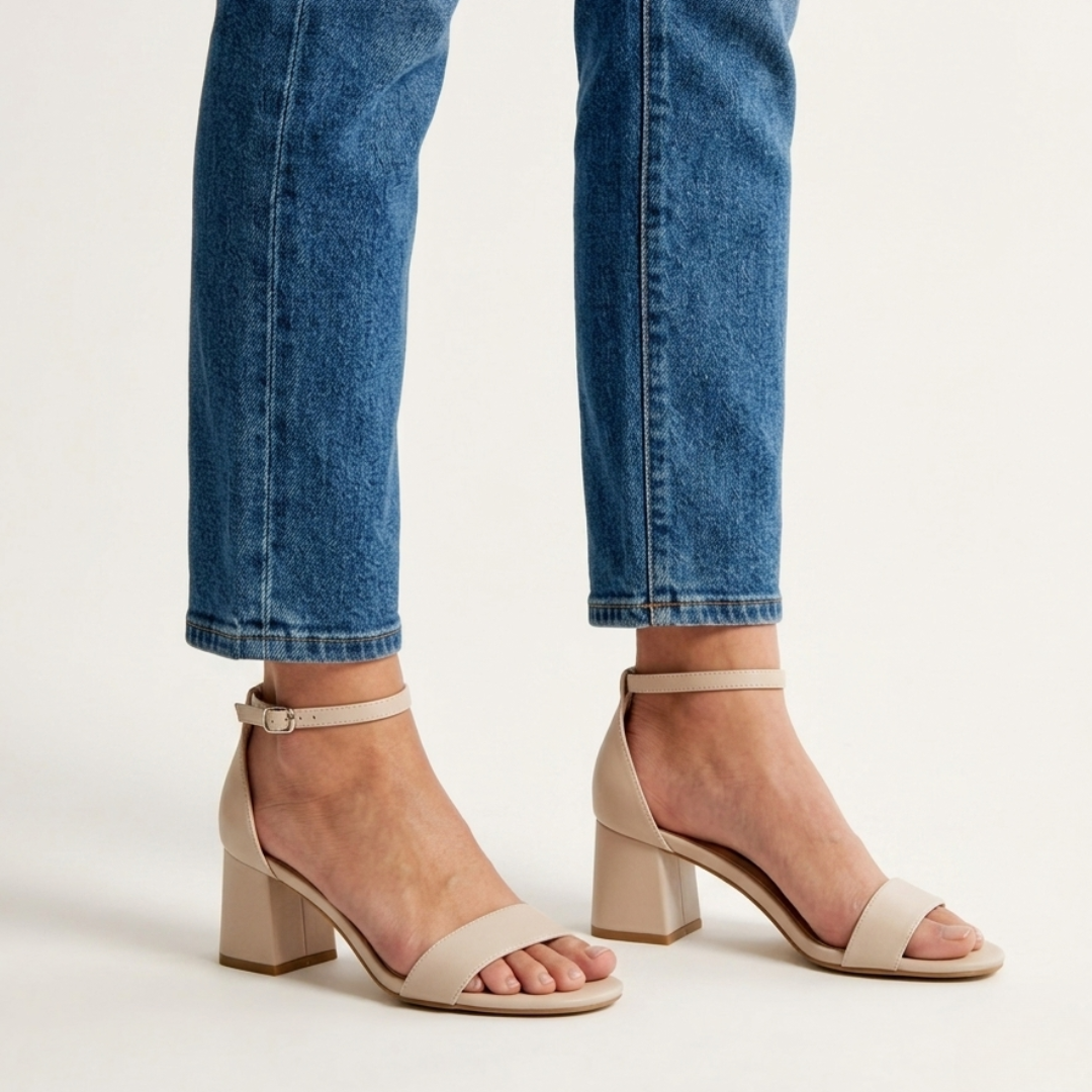 Vanesa - Cómoda sandalia de tacón para mujer