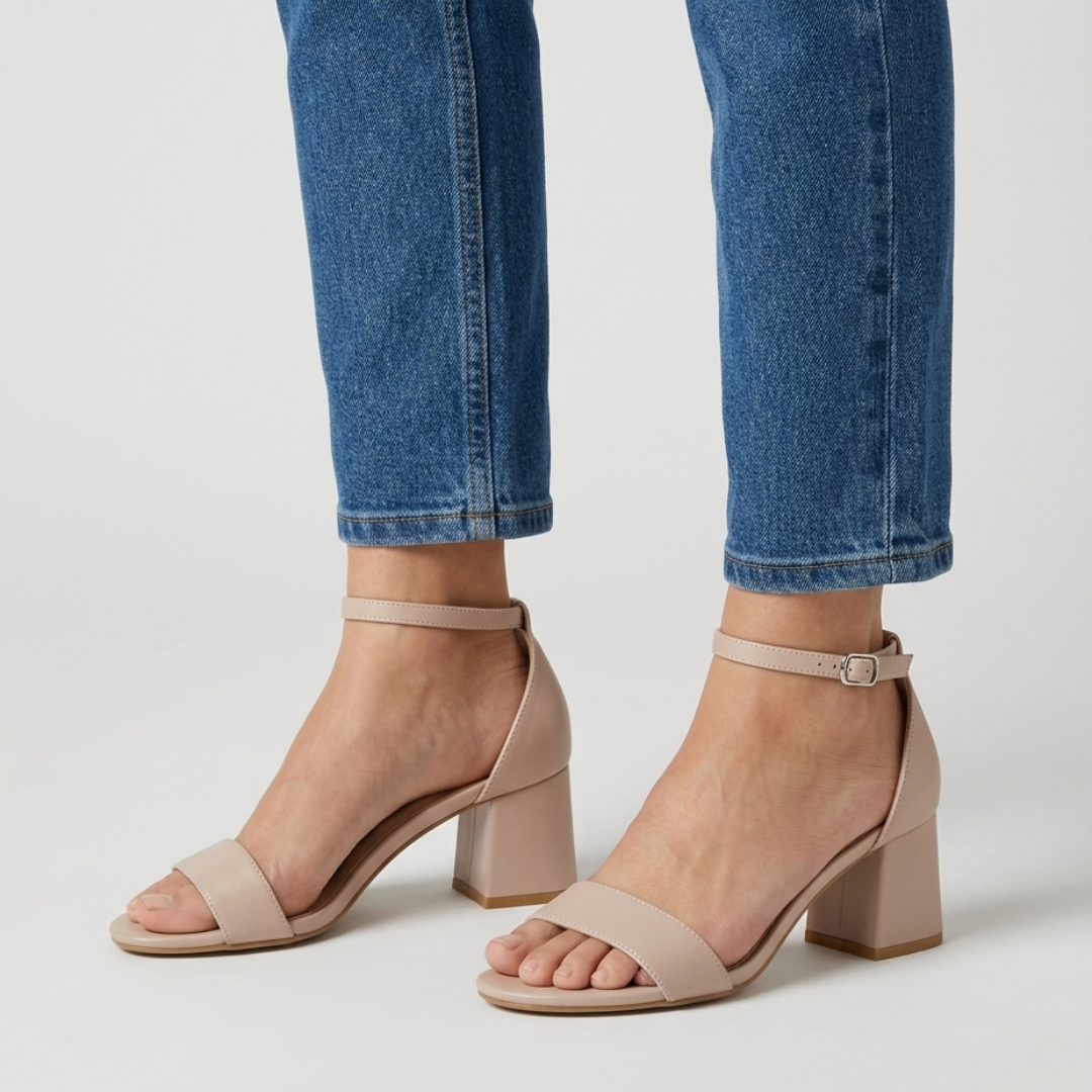 Vanesa - Cómoda sandalia de tacón para mujer