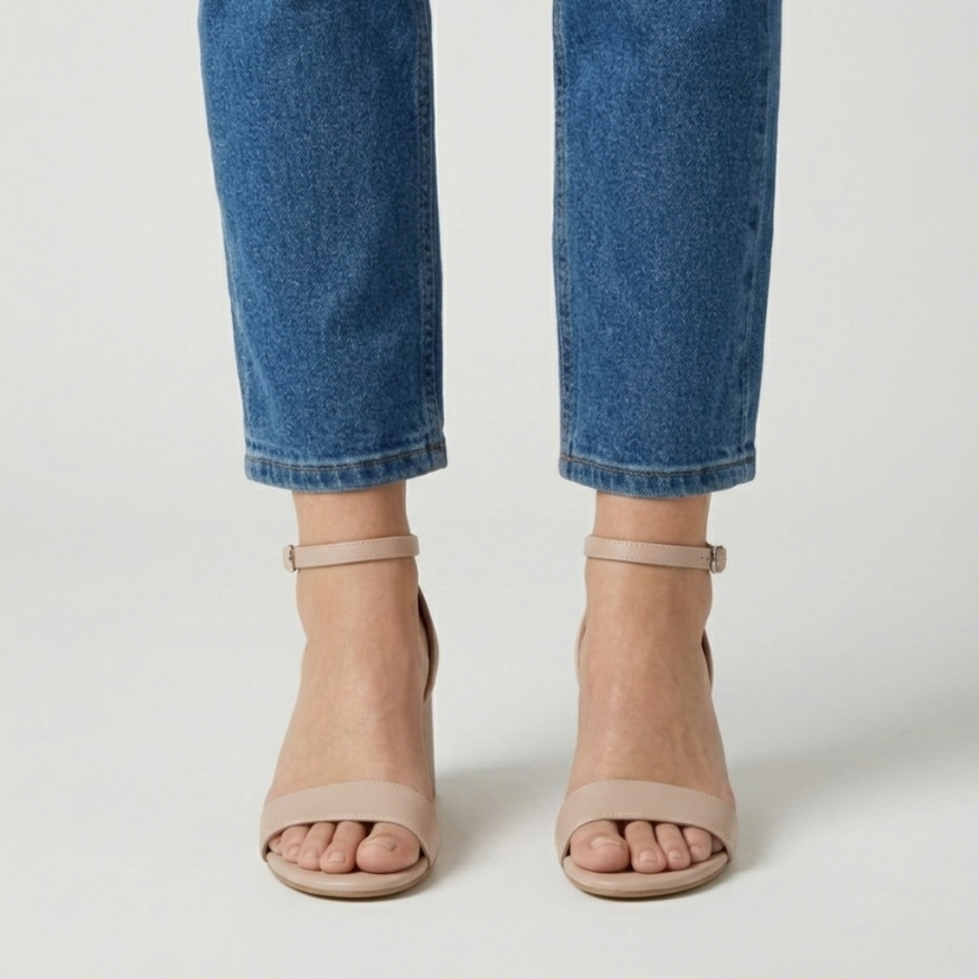 Vanesa - Cómoda sandalia de tacón para mujer
