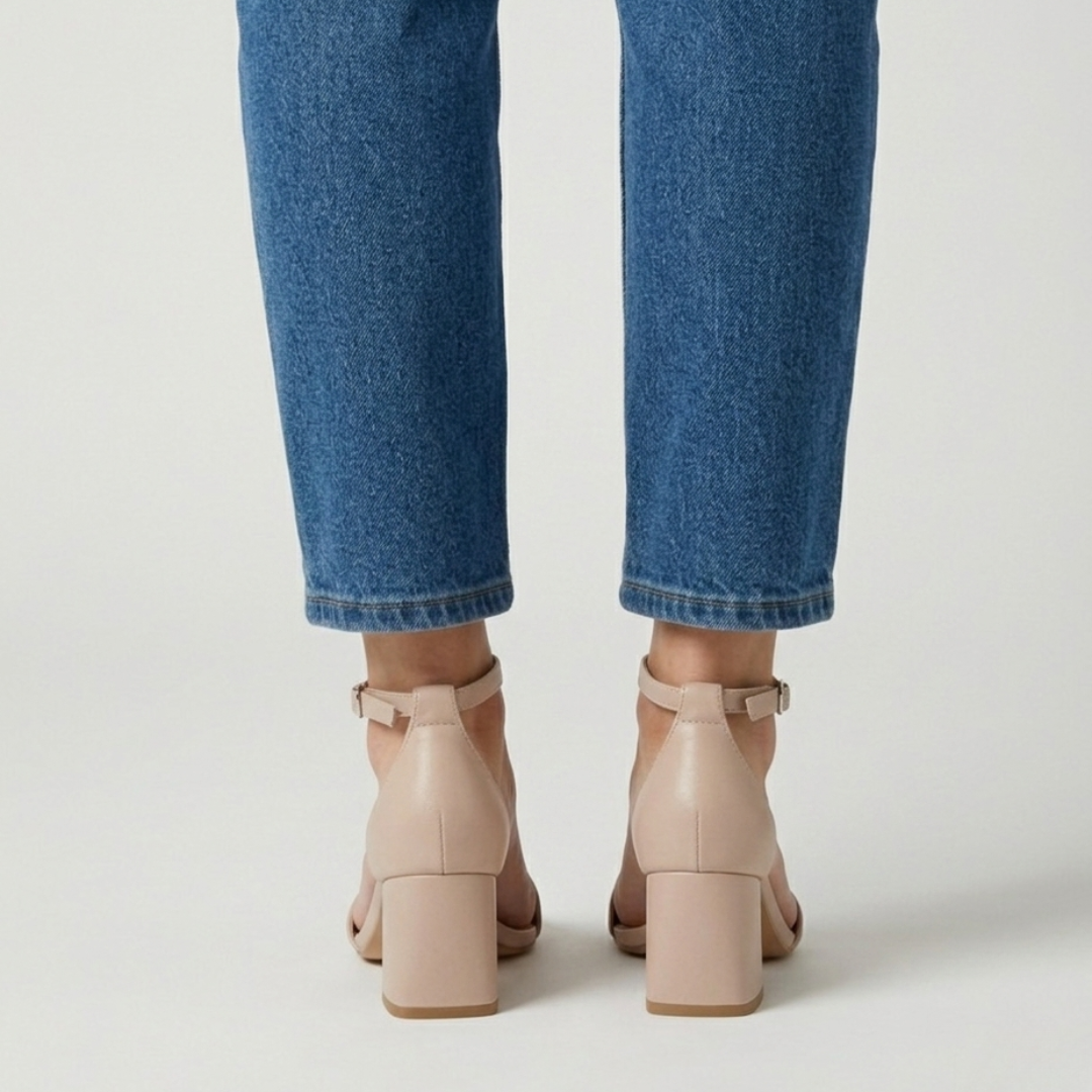Vanesa - Cómoda sandalia de tacón para mujer