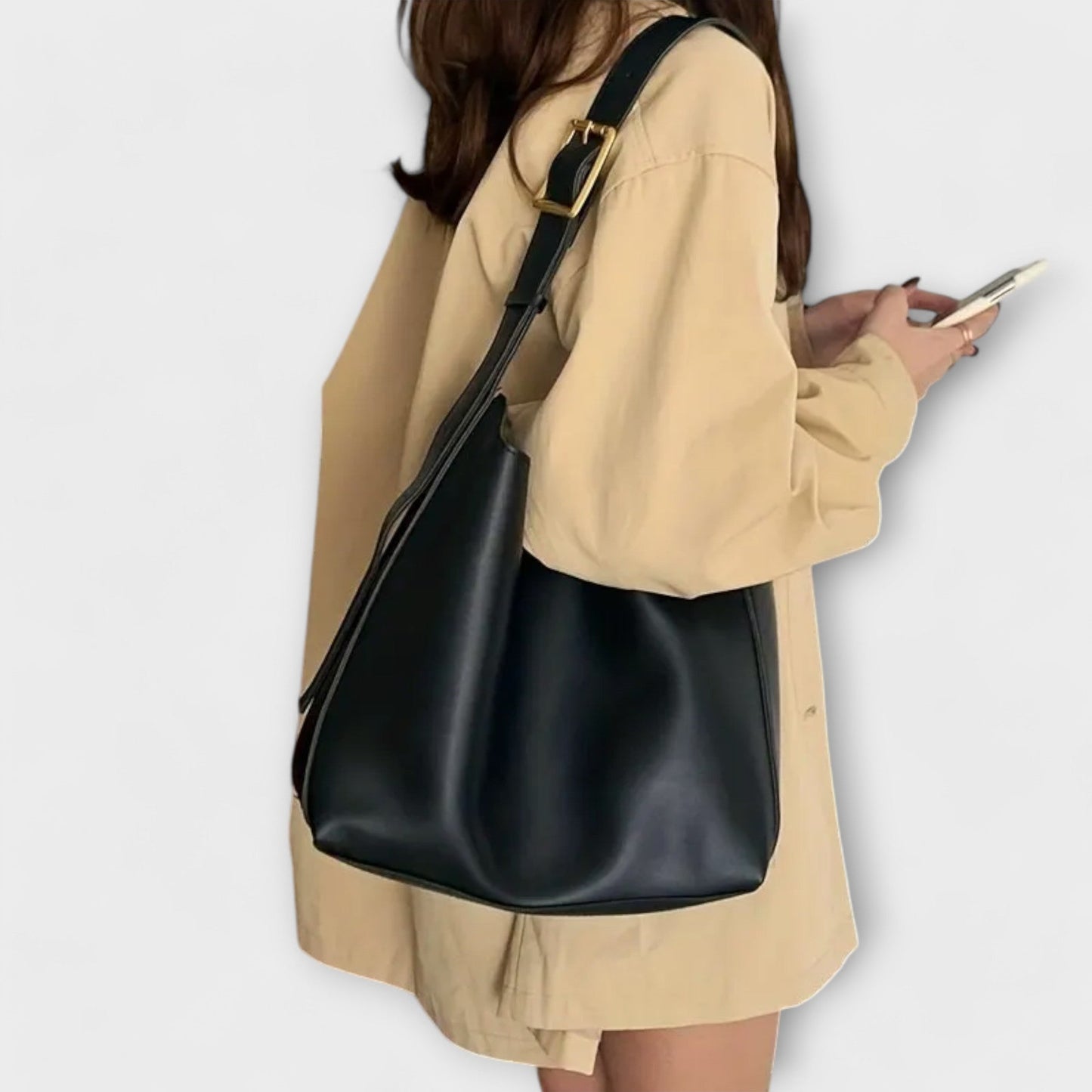 Nieves – Elegante bolso de hombro de piel