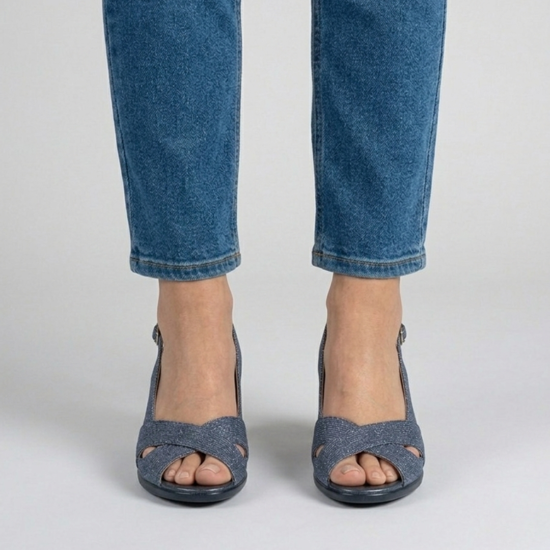 Nora - Cómoda sandalia de tacón para mujer