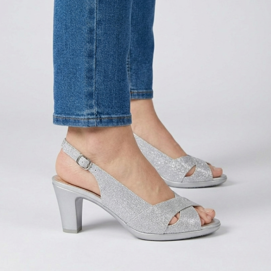 Nora - Cómoda sandalia de tacón para mujer