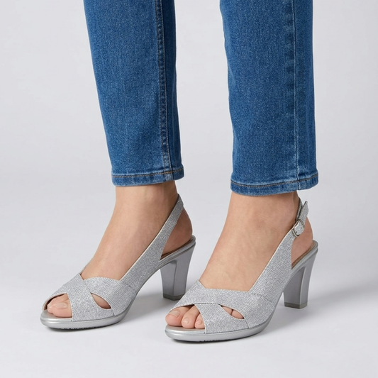Nora - Cómoda sandalia de tacón para mujer