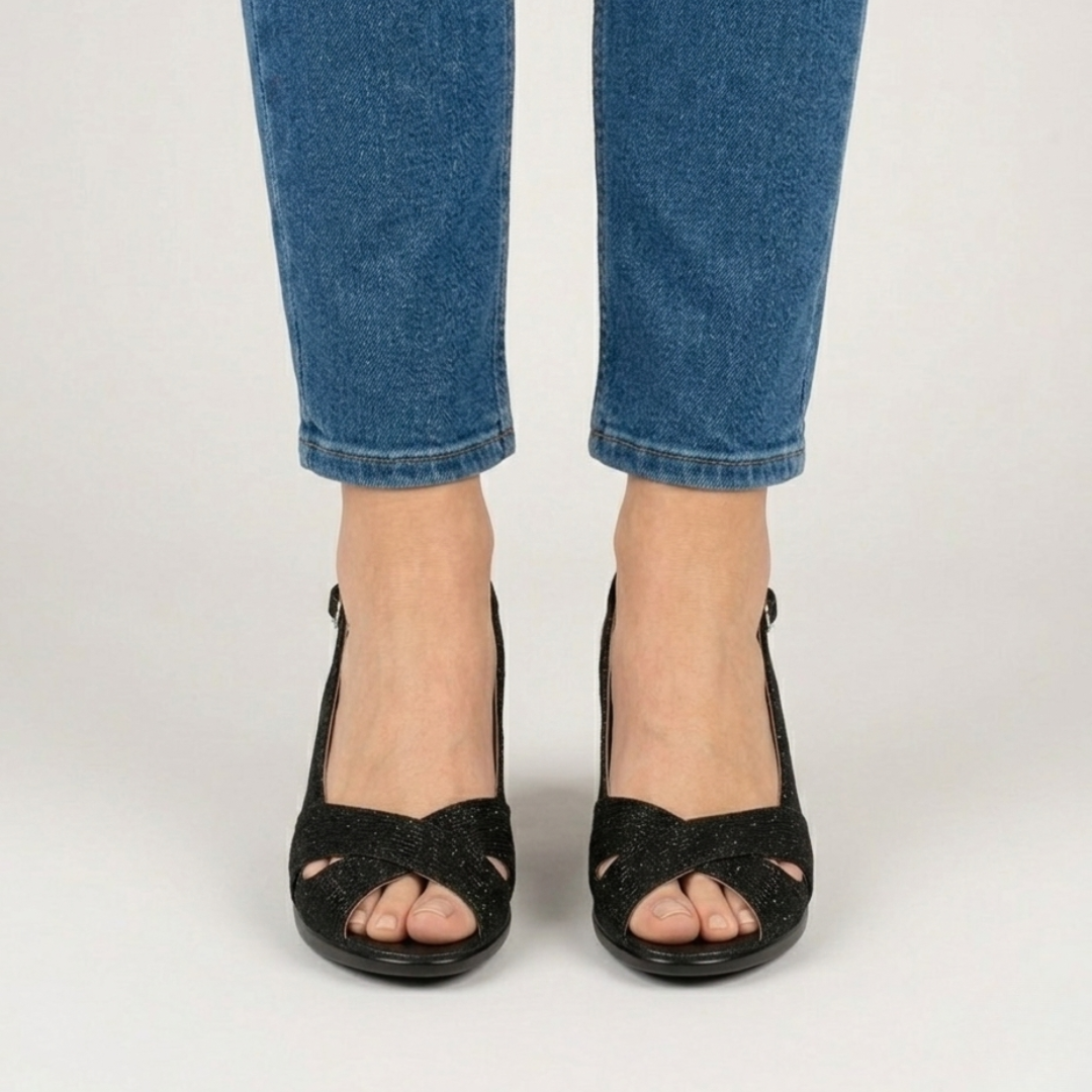 Nora - Cómoda sandalia de tacón para mujer