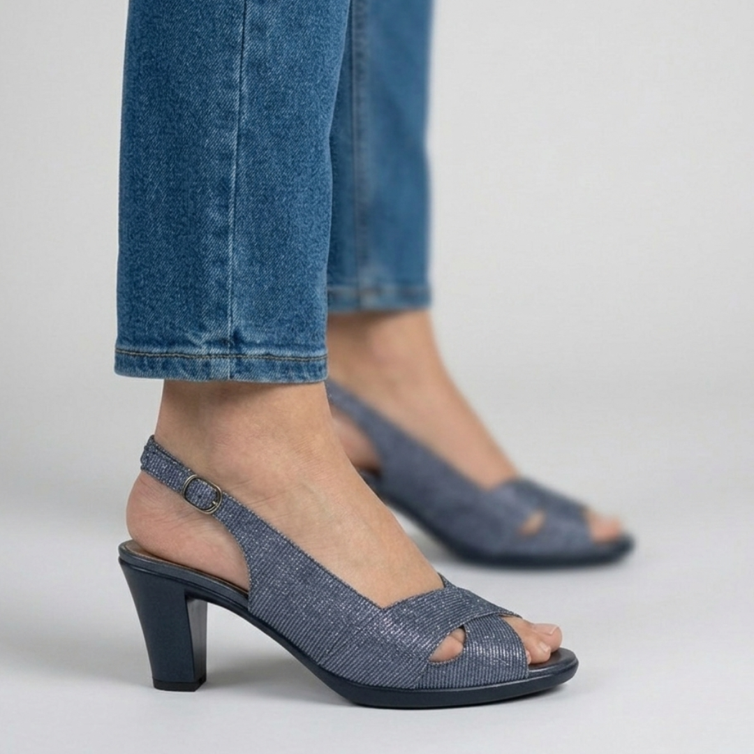 Nora - Cómoda sandalia de tacón para mujer