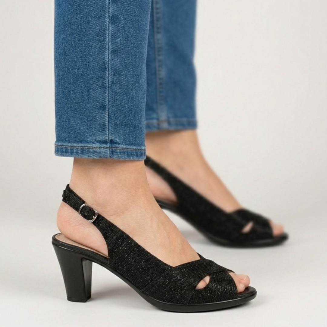 Nora - Cómoda sandalia de tacón para mujer