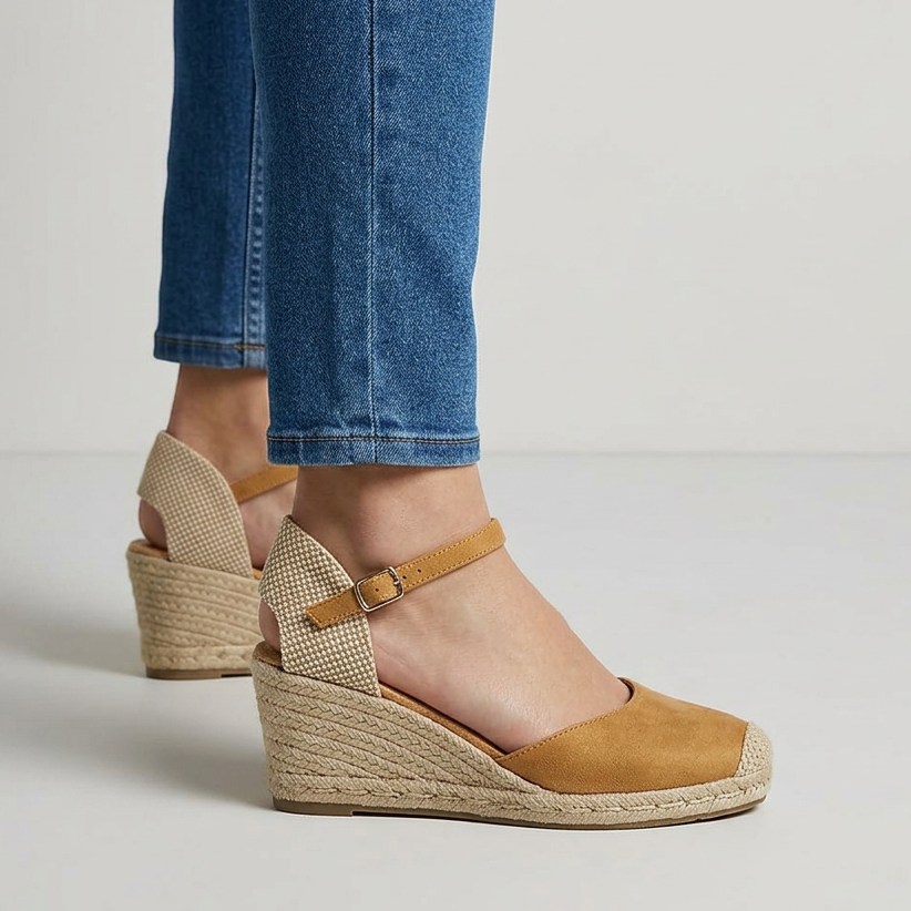 Alba - Cómoda sandalia de cuña para mujer