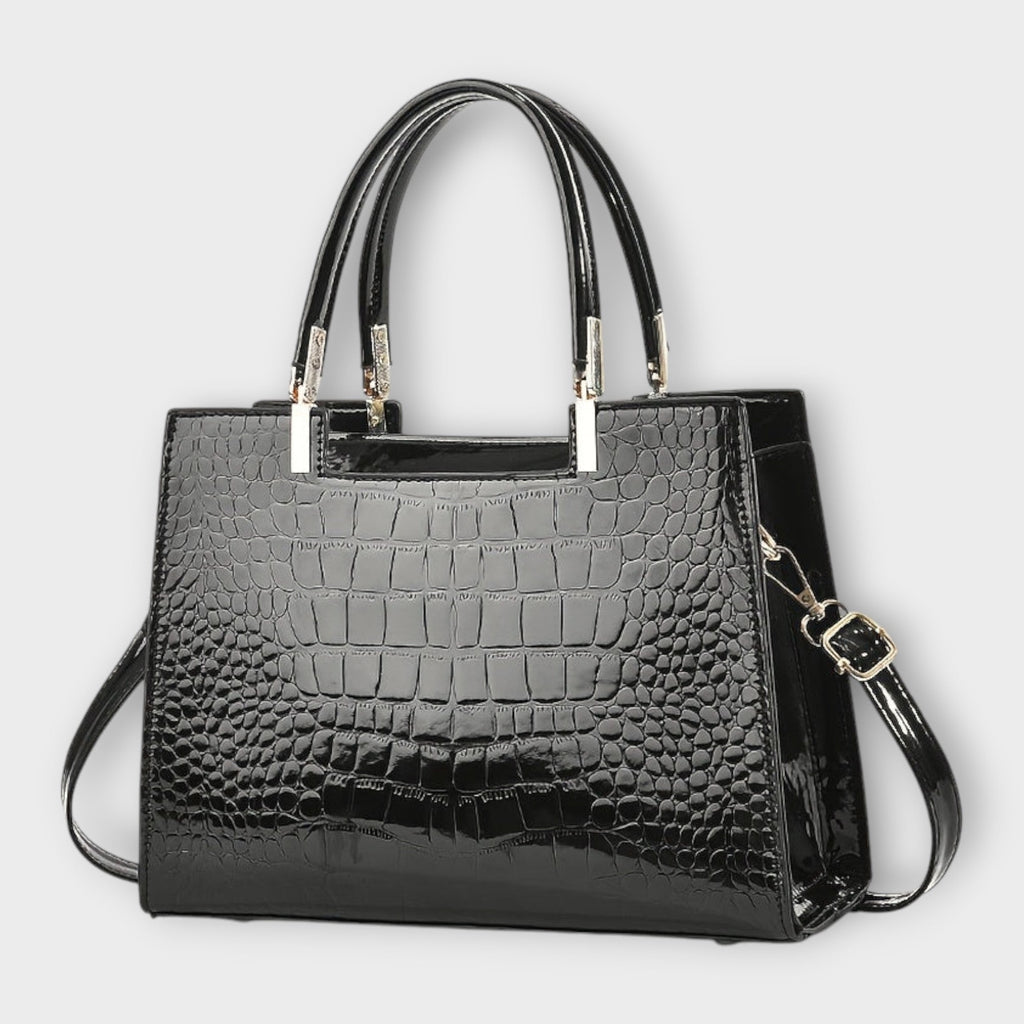 Mica - Bolso con estampado de cocodrilo