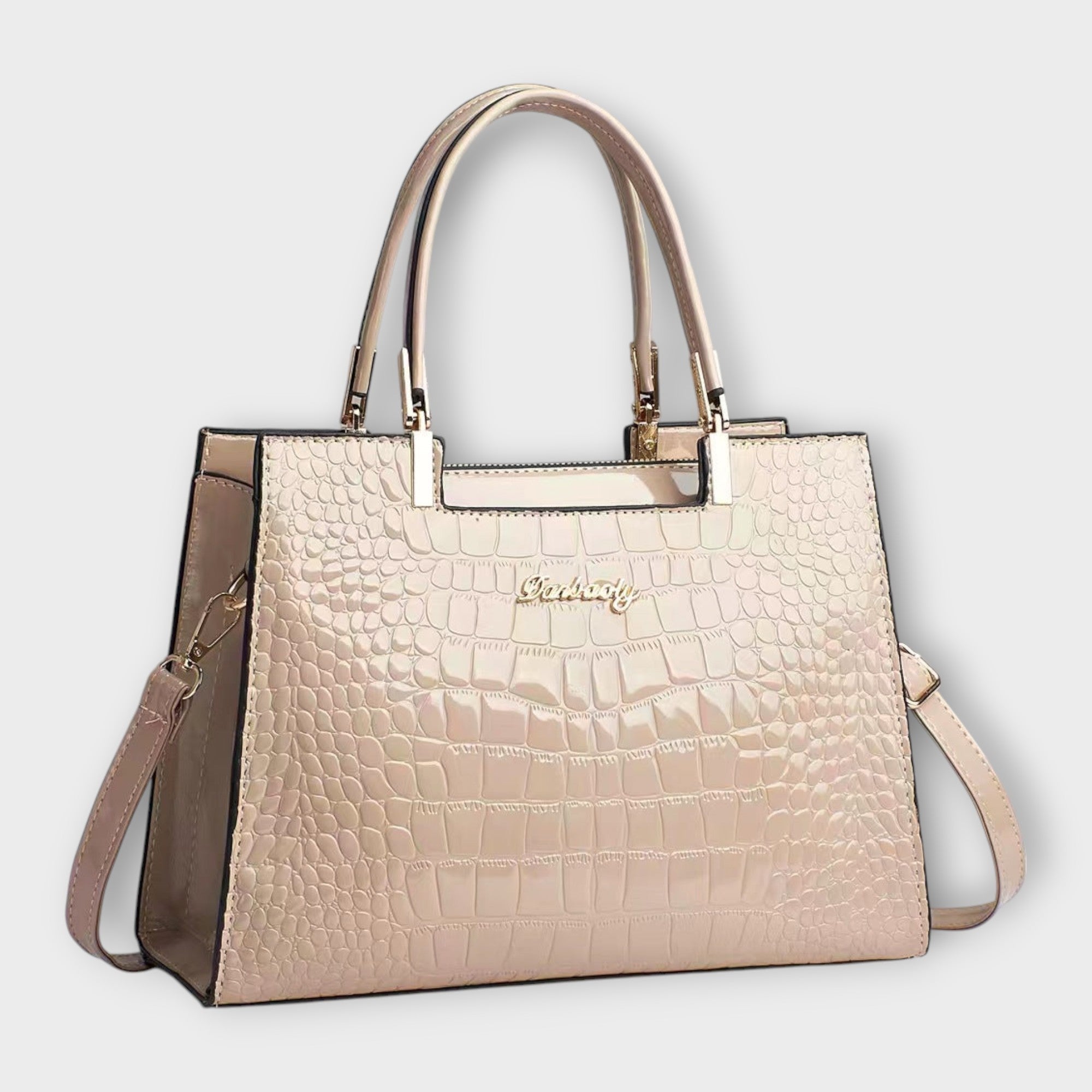 Mica - Bolso con estampado de cocodrilo