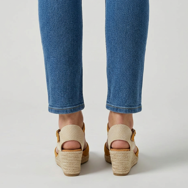 Alba - Cómoda sandalia de cuña para mujer