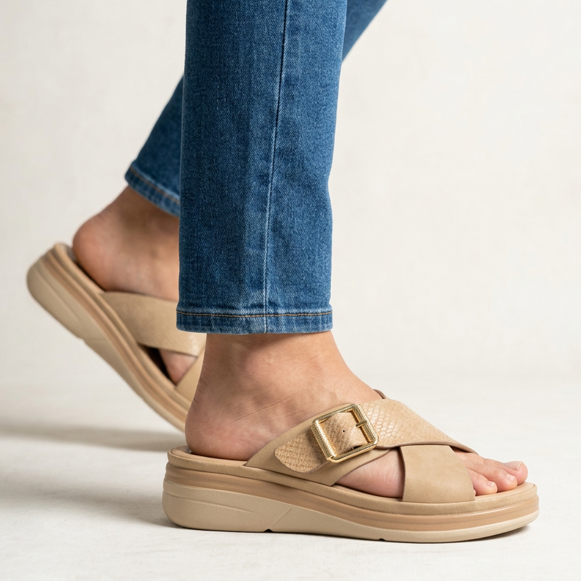 Lorena: sandalia cómoda para mujer