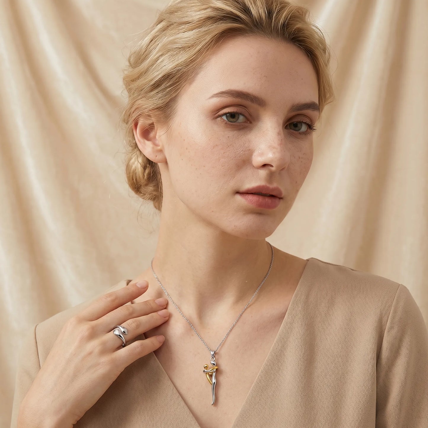 Amor Infinito - Collar «Abrazo» para madre e hijo/a