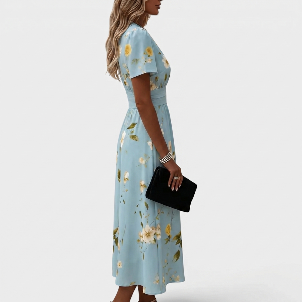 Eliona - Vestido elegante con estampado floral