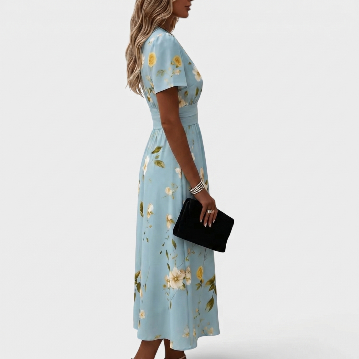 Eliona - Vestido elegante con estampado floral