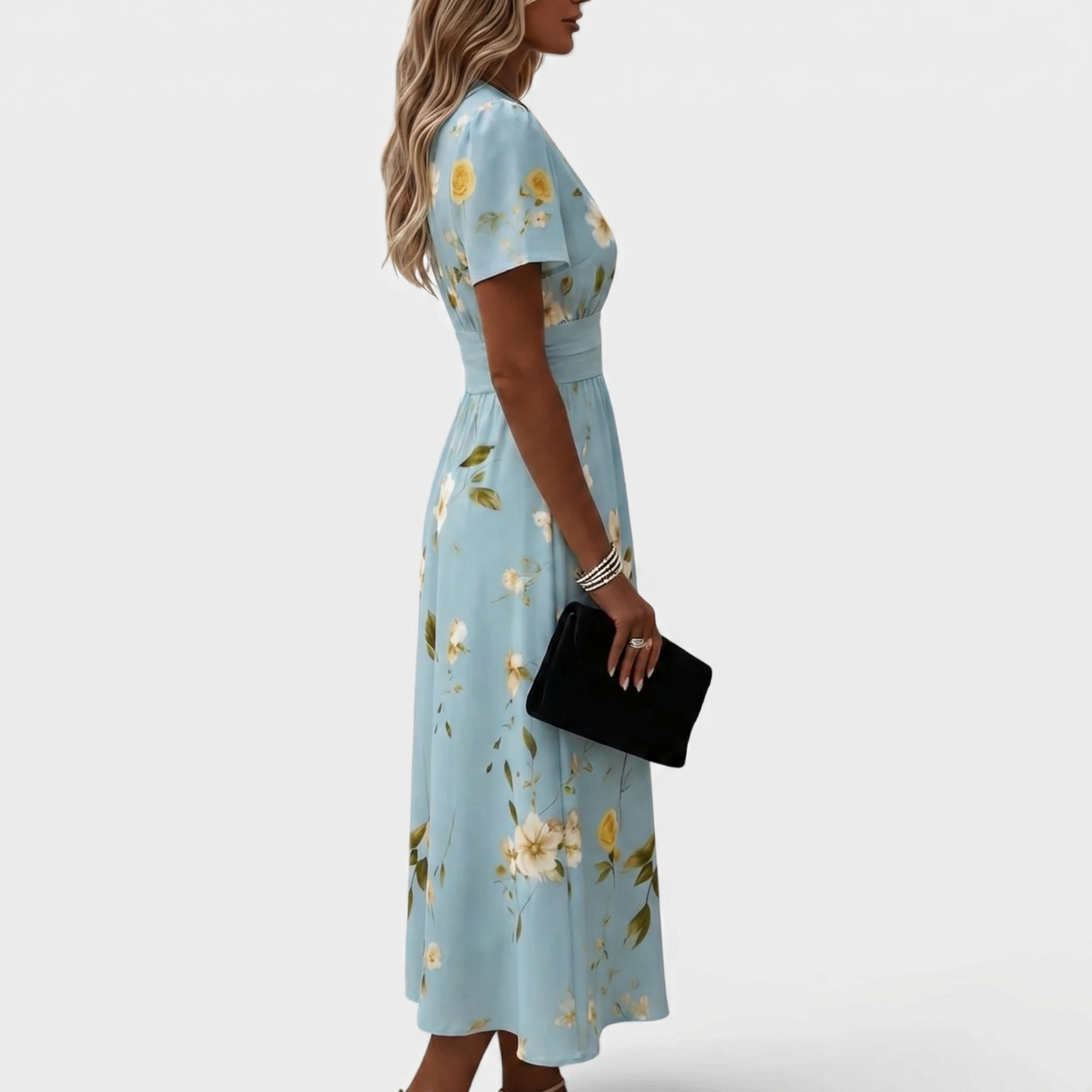 Eliona - Vestido elegante con estampado floral