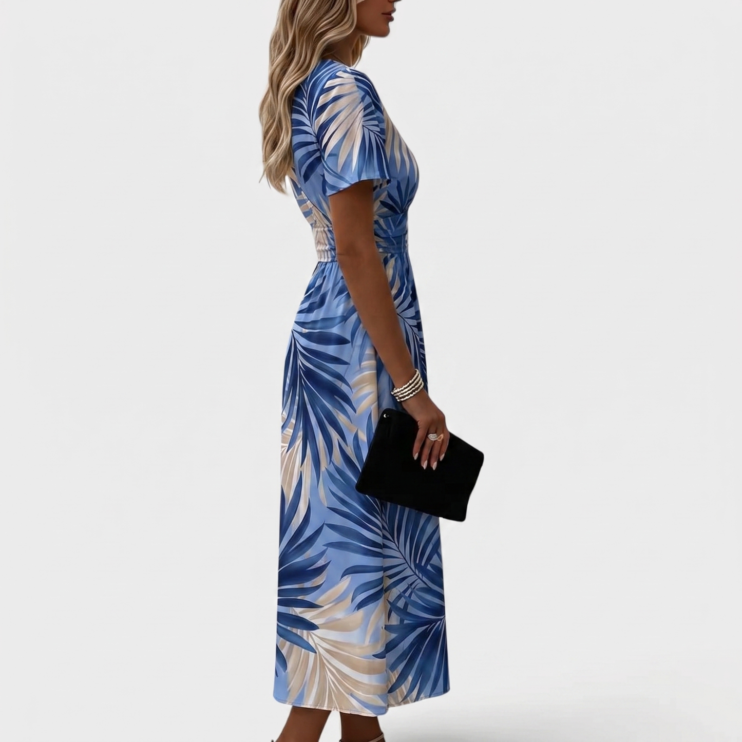 Eliona - Vestido elegante con estampado floral