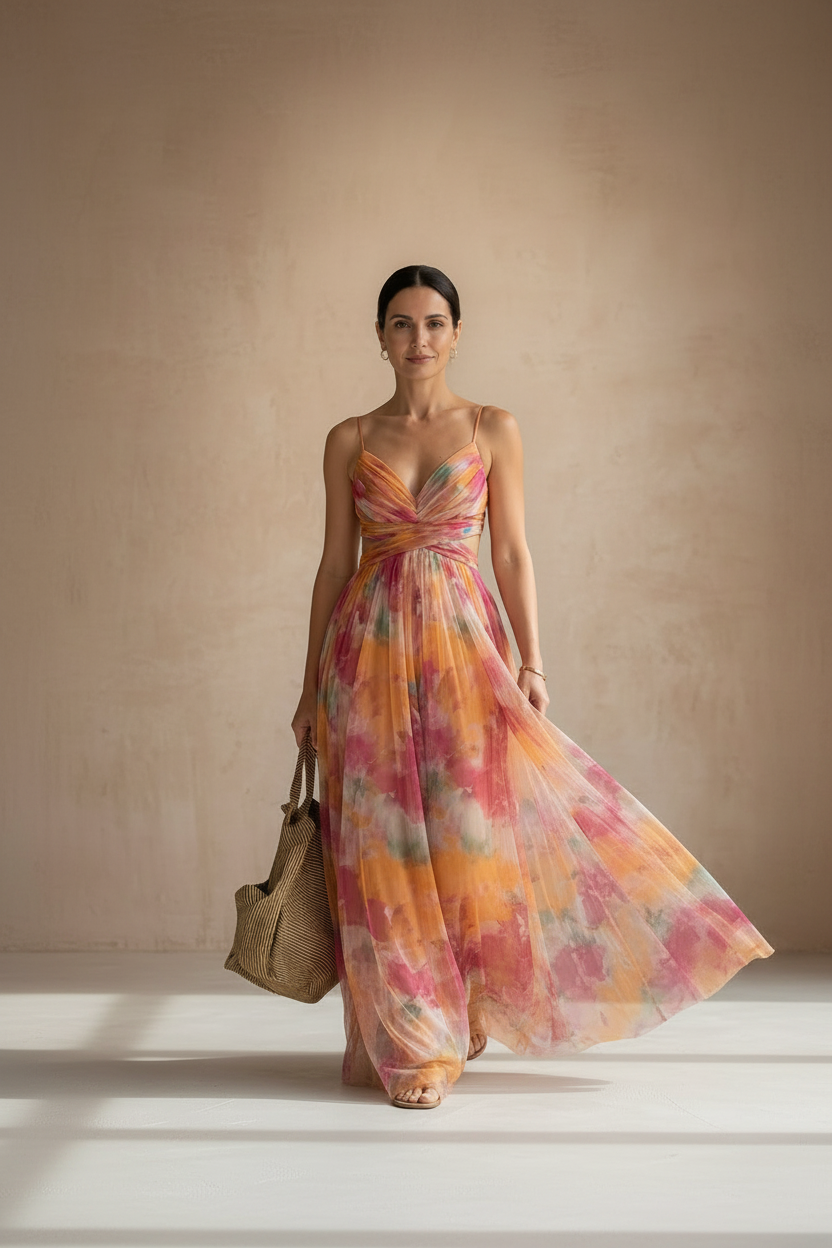 Gina - Vestido romántico