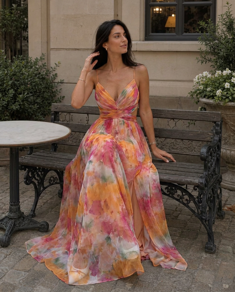 Gina - Vestido romántico