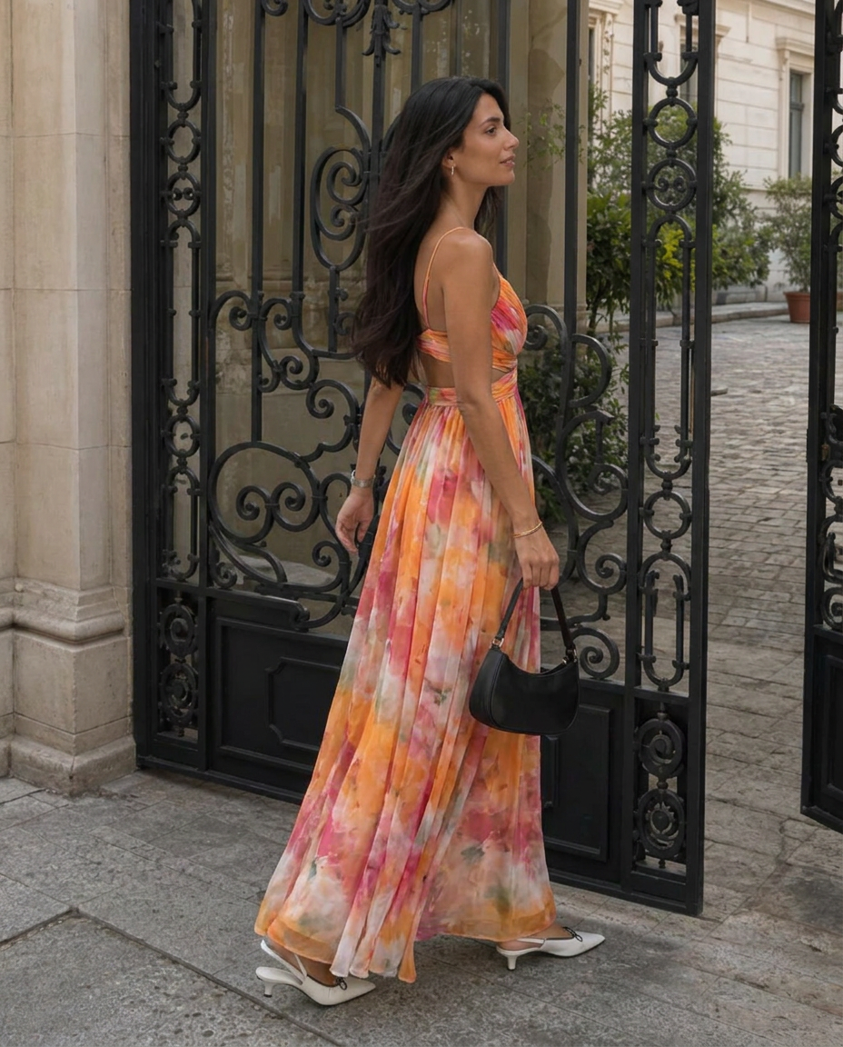 Gina - Vestido romántico